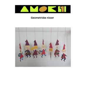 Opskrift - Geometriske nisser (papirklip)