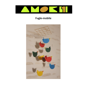 Opskrift - Fugle-mobile (papirklip)