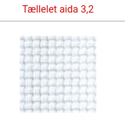 AIDA broderilrred 3,2 tr/cm 8"