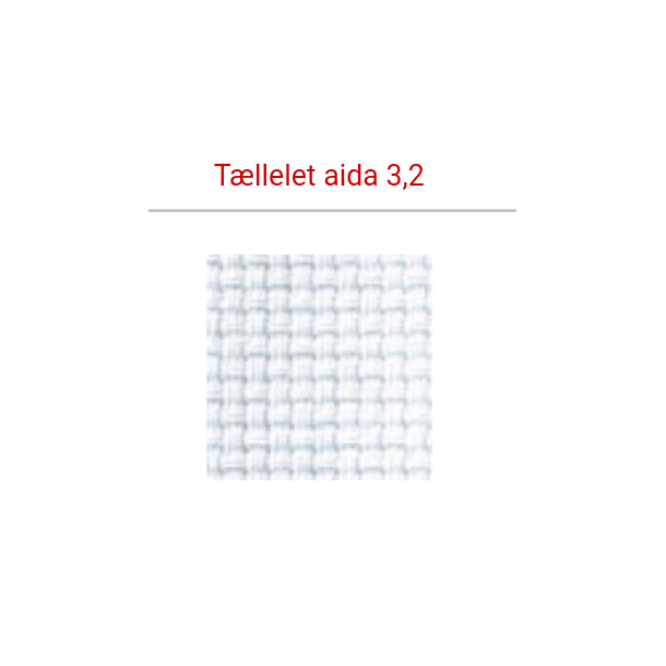 AIDA broderilrred 3,2 tr/cm 8"