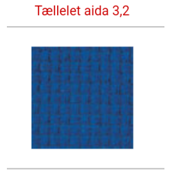 AIDA broderilrred 3,2 tr/cm 8"