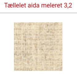 AIDA broderilrred 3,2 tr/cm 8"