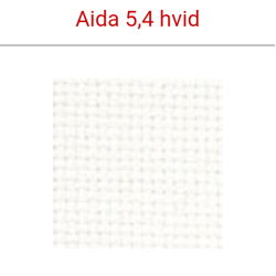 AIDA broderilrred 5,4 tr/cm 14"