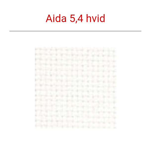 AIDA broderilrred 5,4 tr/cm 14"
