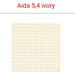 AIDA broderilrred 5,4 tr/cm 14"