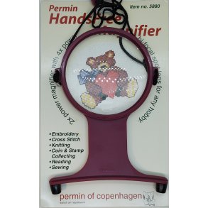 Forstrrelsesglas - hndfrit