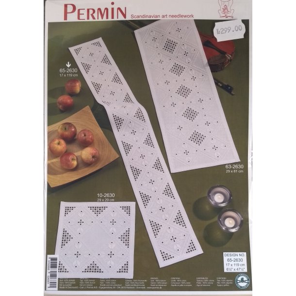 Hardanger - Bordlber - Hvid