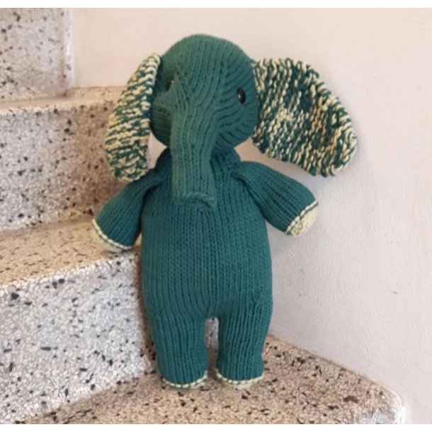 Stor strikket Elefant