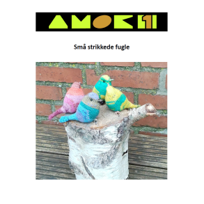 Opskrift - Strikkede fugle