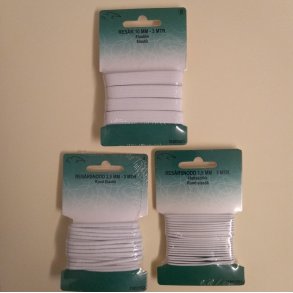 Elastikstrd  rundt og fladt