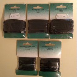 Elastikstrd  rundt og fladt