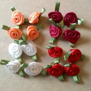 satinroser 12stk/pose